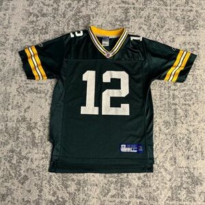 Youth Large Reebok NFL Equipment Aaron Rodgers Green Bay Packers Football Jersey